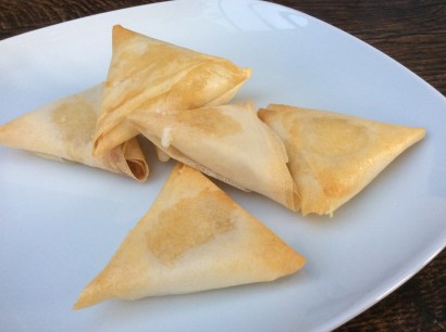 samoussa chèvre-miel